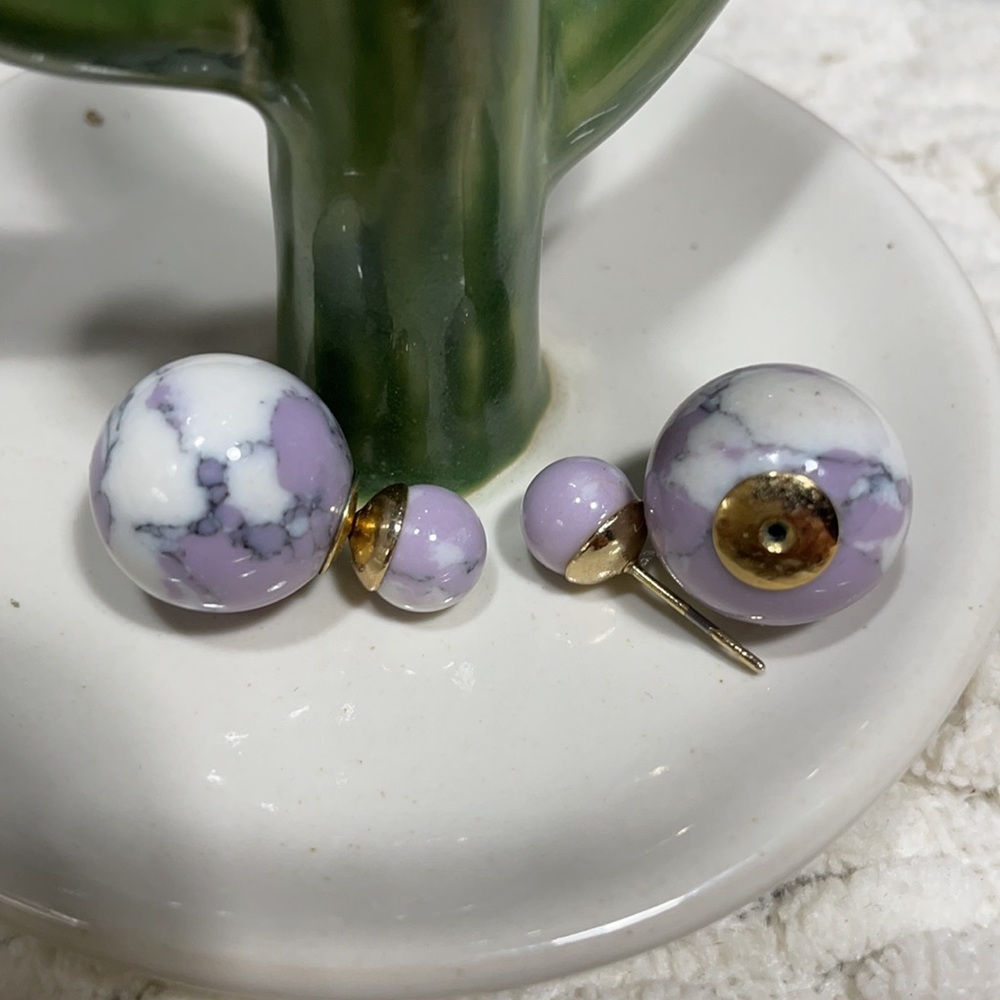 Marble Swirl Earrings
